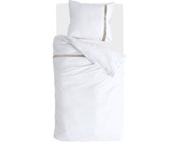 Walra Dekbedovertrek Timeless Chic - 140x220 - 100% Katoen (BCI) - Wit