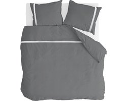 Walra Dekbedovertrek Timeless Chic - 240x220 - 100% Katoen (BCI) - Antraciet
