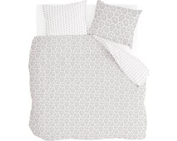 Walra Dekbedovertrek Vintage Memory - 240x220 - 100% Katoen (BCI) - Grijs