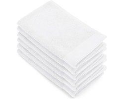 Walra Gastendoek Soft Cotton - 6x 30x50 - 100% Katoen - Wit