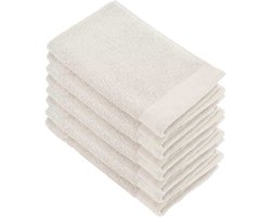 Walra Gastendoek - Soft Cotton - Set van 8 - Hotel Kwaliteit - 100% katoen - 550 g/m² - 30x50 cm - Kiezel Grijs