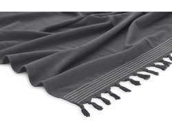 Walra Hamamdoek Soft Cotton - 100x180 - 100% Katoen - Antraciet
