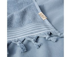 Walra Hamamdoek XXL Remade Cotton - 200x200cm - Blauw