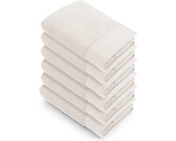 Walra handdoeken 50x100 Soft Cotton - 6-delig - Badhanddoeken 550 g/m² - 100% Katoen - Handdoekenset Kiezel Grijs