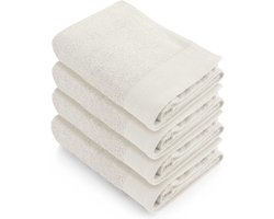 Walra handdoeken 60x110 Soft Cotton - 4-delig - Badhanddoeken 550 g/m² - 100% Katoen - Handdoekenset Kiezel Grijs