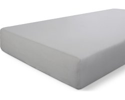 Walra Hoeslaken Crispy Cotton - 140x200 - 100% Katoen - Grijs