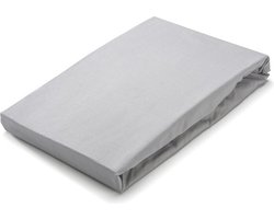 Walra Hoeslaken Crispy Cotton - 180x200 - 100% Katoen - Grijs