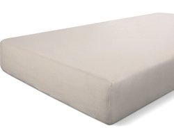 Walra Hoeslaken Crispy Cotton - 80x200 - 100% Katoen - Zand