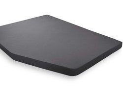 Walra Hoeslaken Jersey Stretch Frans bed L - 130/160x180/210 - 100% Katoen (BCI) - Antraciet