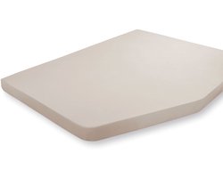 Walra Hoeslaken Jersey Stretch Frans bed R - 130/160x180/210 - 100% Katoen (BCI) - Zand