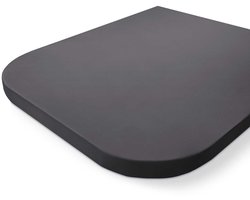 Walra Hoeslaken Jersey Stretch Queens bed - 130/160x185/210 - 100% Katoen (BCI) - Antraciet