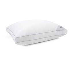 Walra Hoofdkussen Side Ease - 60x70 - Wit - Tijk: 100% katoen percale. Vulling: 100% polyestervezels