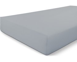 Walra Jersey Hoeslaken - Hoeslaken 80x200 - 100% Katoen - Licht Grijs