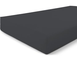 Walra Jersey Hoeslaken - Hoeslaken 90x220 - 100% Katoen - Antraciet