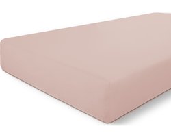 Walra Katoenen Hoeslaken - Hoeslaken 90x220 - 100% Katoen - Oud Roze