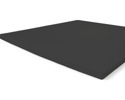 Walra Katoenen Hoeslaken Topper - Hoeslaken 90x200 - 100% Katoen - Antraciet