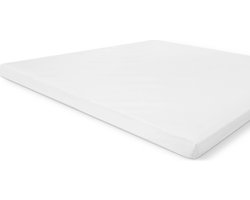 Walra Katoenen Molton Topper - Molton 180x220 - 100% Katoen - Wit