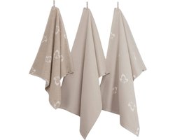 Walra Keukenset Glossy Grapevine Zand 2x 50x70 + 1x 50x50