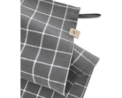 Walra Keukenset Lovely Linen - Antraciet - 3x 50x70