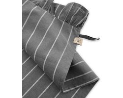 Walra Keukenset Lovely Linen Ruffles - Antraciet - 3x 50x70