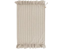 Walra Keukenset Lovely Linen Ruffles - Naturel - 3x 50x70