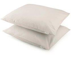 Walra Kussensloop Crispy Cotton - 2x 60x70 - Zand