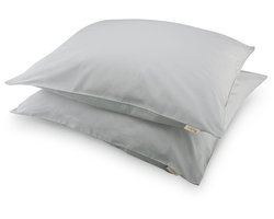 Walra Kussensloop Crispy Cotton - 2x 80x80 - Grijs