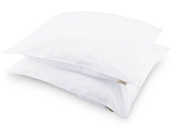 Walra Kussensloop Crispy Cotton - 2x 80x80 - Wit