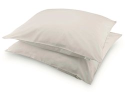 Walra Kussensloop Crispy Cotton - 2x 80x80 - Zand