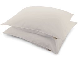 Walra Kussensloop Natural Haze - 2x 37x55 - 100% Katoen (BCI) - Zand