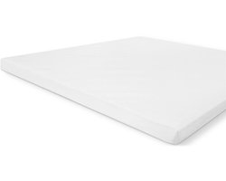 Walra Molton Cover Topper - 80x200 - Wit - 80% Katoen / 20% Polyester