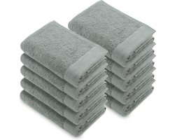 Walra Remade Handdoeken 50x100 - set van 10 - Zware kwaliteit 550 g/m2 - Jade