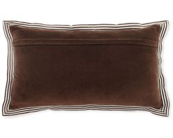 Walra Sierkussen Deep Earth - 35x60 - Bruin - 100% Katoen (BCI)