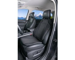 Walser Autostoelhoes Aero-Spacer - ademende stoelbeschermer - universeel beschermingskussen met vulling zwart - 1 stuk