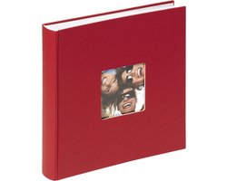 Walther Design FA-208-R Fun - Fotoalbum - 30 x 30 cm - Rood - 100 pagina's