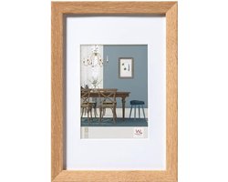 walther design picture frame light oak 20 x 30 cm with mount, Fiorito wooden frame EF030E
