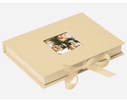Walther FB-112-H Fun - Foto bewaardoos - Formaat 20 x 15 x 3 cm - 70 Foto's 13 x 18 cm - Crème
