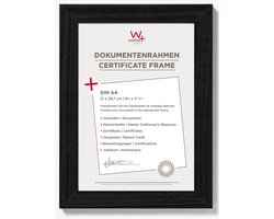 Walther Home - Houten lijst - Fotoformaat 21x29,7 cm (DIN A4) - Zwart
