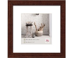 Walther Home - Houten lijst - Fotoformaat 30x30 cm - Walnoot