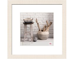 Walther Home - Houten lijst - Fotoformaat 40x40 cm - Crème Wit