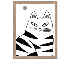 Walther Liv - Houten lijst - Fotoformaat 30x40 cm - Kunstglas - Grijs