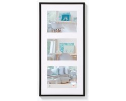 Walther New Lifestyle - Kunststof galerij - Fotoformaat 3x13x18 cm - Zwart