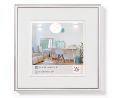 Walther New Lifestyle - Kunststof lijst - Fotoformaat 20x20 cm - Zilver