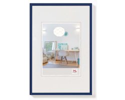 Walther New Lifestyle - Kunststof lijst - Fotoformaat 21x29,7 cm (DIN A4) - Blauw