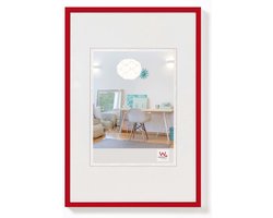 Walther New Lifestyle - Kunststof lijst - Fotoformaat 21x29,7 cm (DIN A4) - Rood