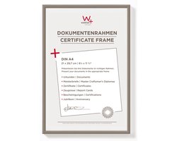 Walther New Lifestyle - Kunststof lijst - Fotoformaat 21x29,7 cm (DIN A4) - Staal