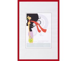 Walther New Lifestyle - Kunststof lijst - Fotoformaat 24x30 cm - Rood