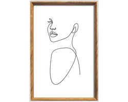 Walther Silhouette - Houten lijst - Fotoformaat 20x30 cm - Natuur