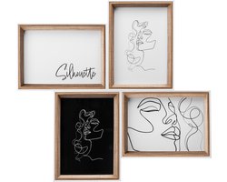 Walther Silhouette - Houten lijst galerij - Fotoformaat 4x13x18 cm - Beuken