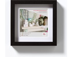 Walther Stockholm - MDF Houten lijst - Fotoformaat 20x20 cm - Zwart